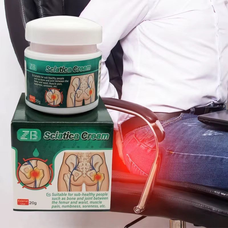 20g Sciatica Cream Ointment for Sciatic Nerve Pain/Lower Back Pain/Muscle Aches