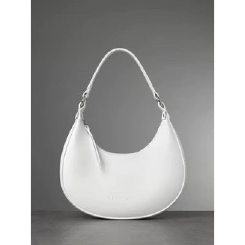 Women’s High-End Half Moon Crossbody Bag – Light Luxury Large Capacity