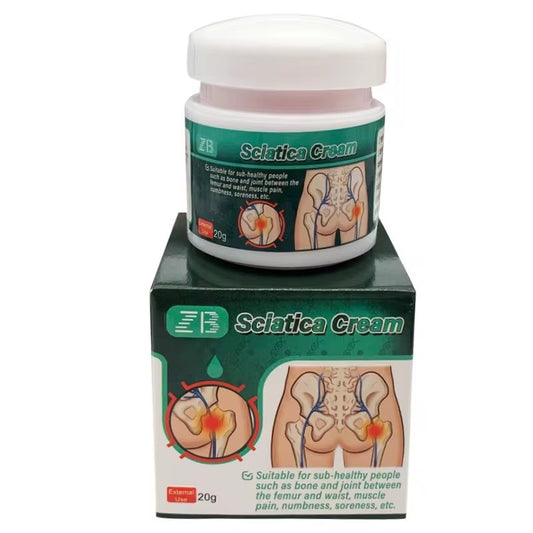 20g Sciatica Cream Ointment for Sciatic Nerve Pain/Lower Back Pain/Muscle Aches
