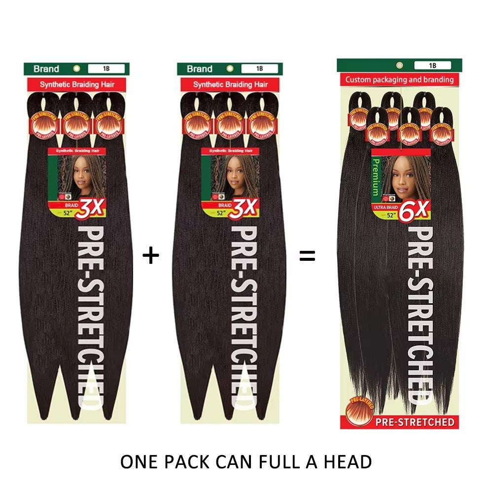 Pre-Stretched Braiding Hair – Premium Synthetic Easy Braid for Women