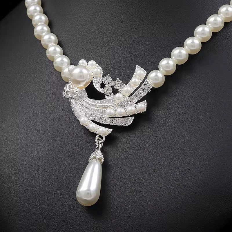 3pcs/set Women's Bead Pendant Jewelry Set