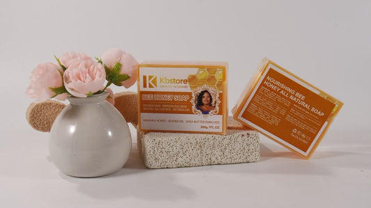 Natural Bee Honey Glow Soap Bar – Brightens, Hydrates & Balances Skin