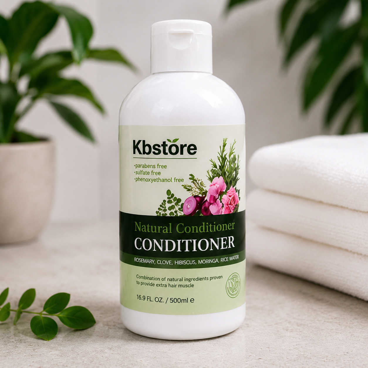 KBstore Hair Conditioner Rosemary Hibiscus Moringa 500ml