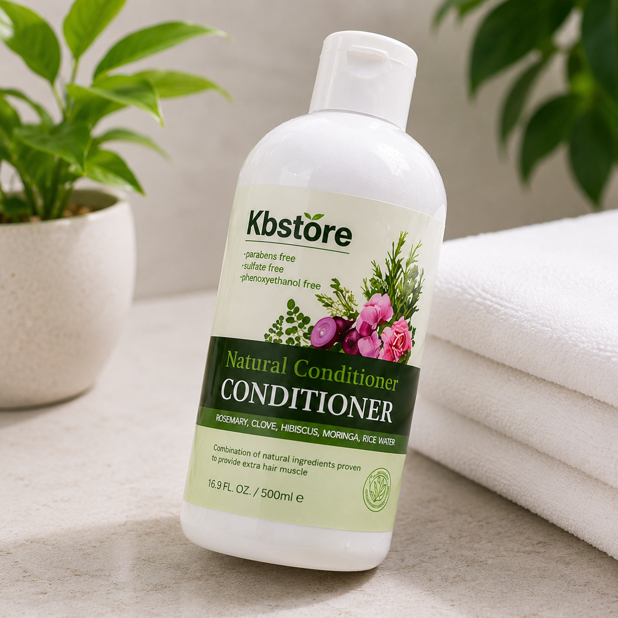 KBstore Hair Conditioner Rosemary Hibiscus Moringa 500ml